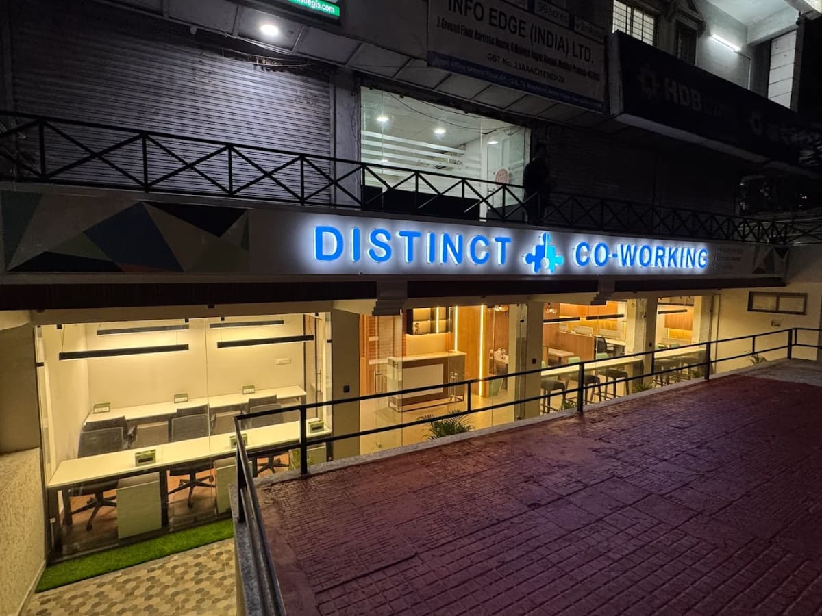 Distinct Co-working Coworking Space in malviya nagar