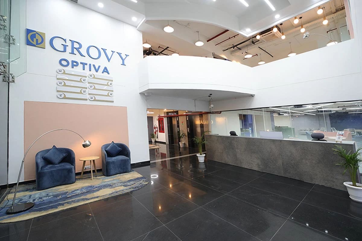 Grovy Optiva Coworking Space in sector 68