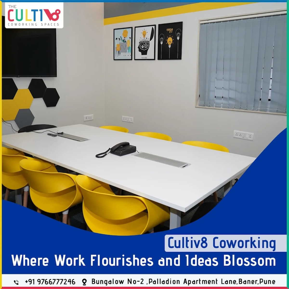 Cultiv8 Palladion Coworking Space in baner balewadi rd