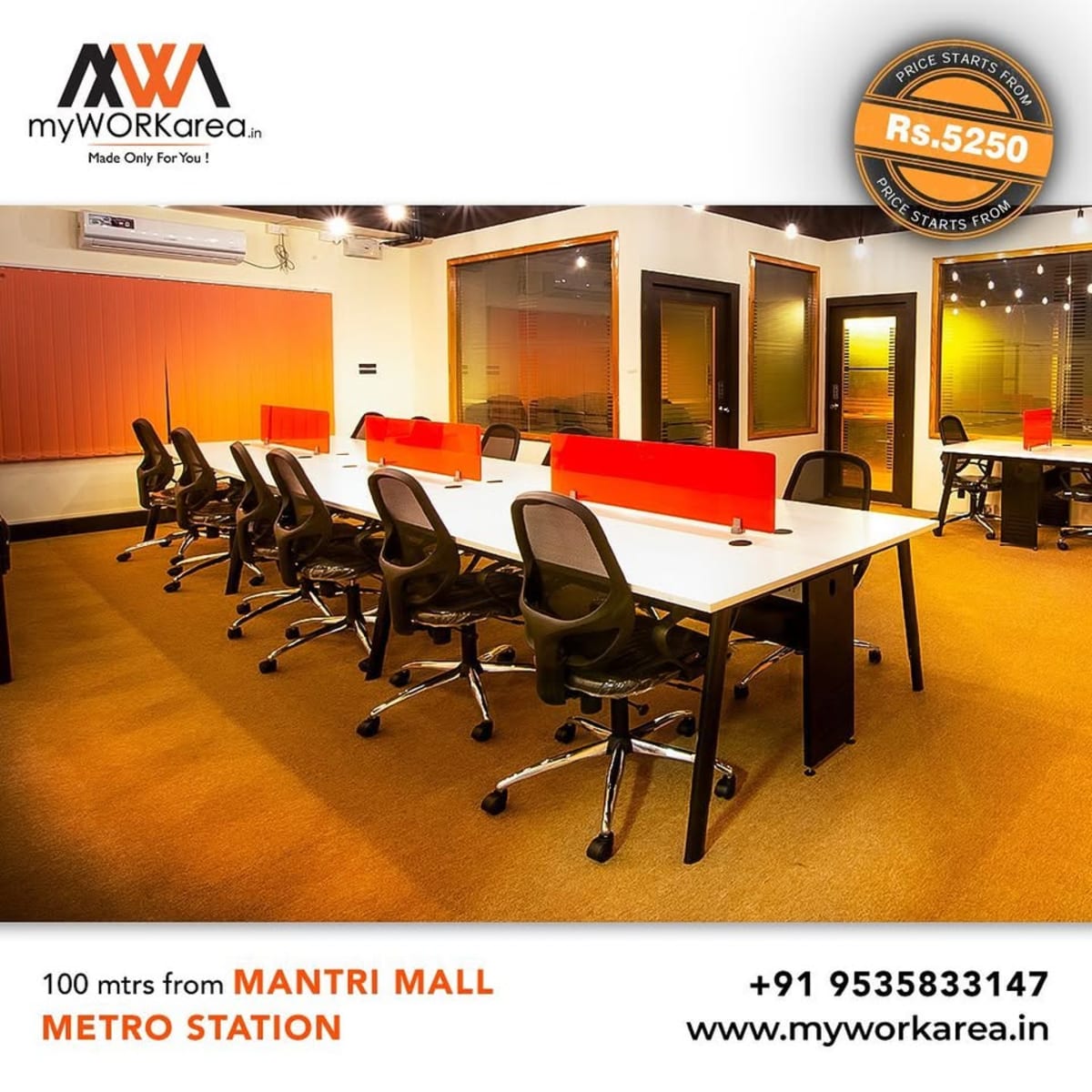 My Work Area Coworking Space in seshadripuram — photo 1