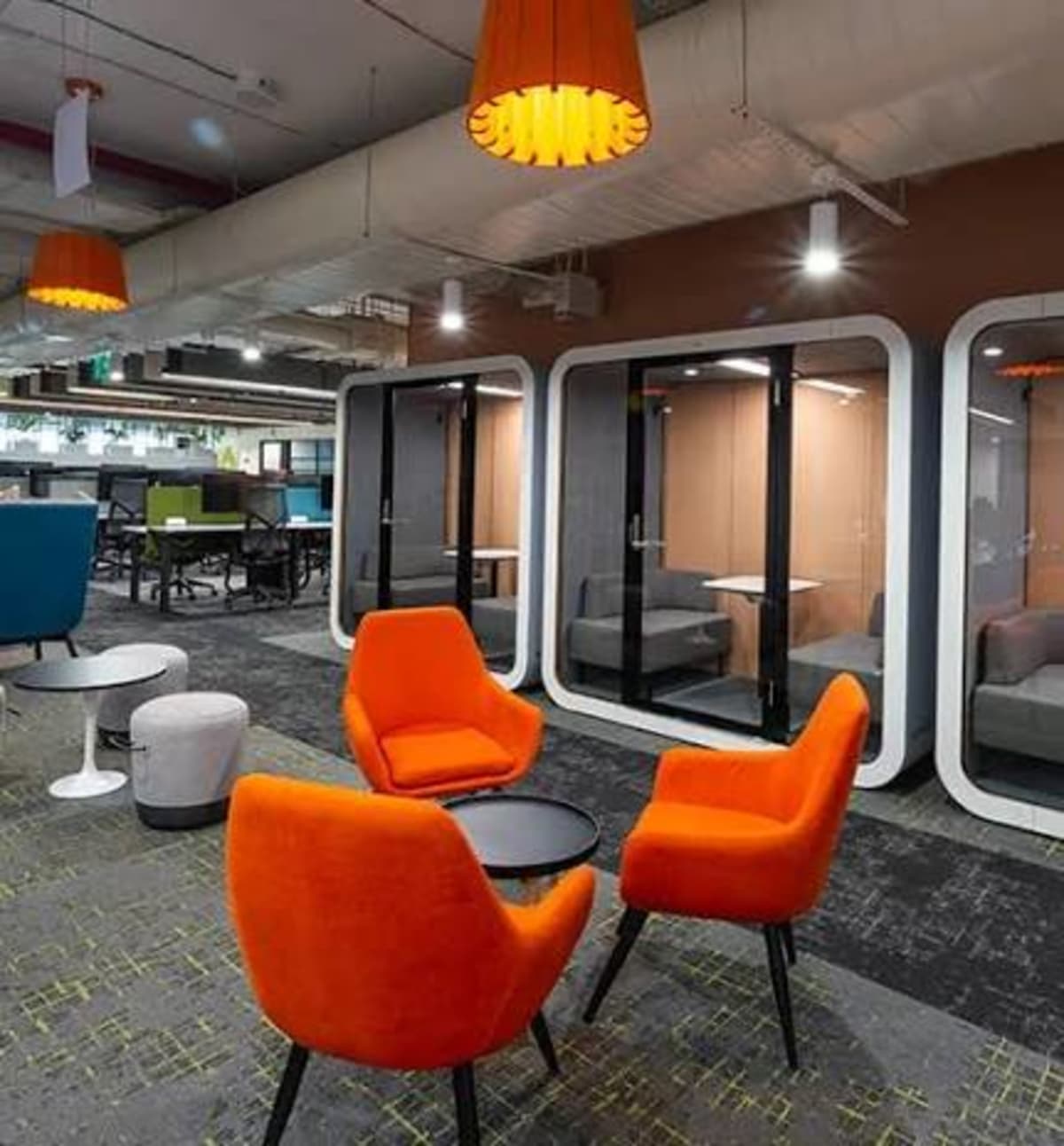 Goflex offices Coworking Space in golf course ext road — photo 3