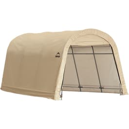 10 x 15 x 8 ft Sandstone AUTOSHELTER® Instant Garage® Roundtop® Shelter