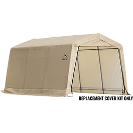 10 x 15 x 8 Replacement Cover Kit for AUTOSHELTER® Instant Garage® Shelter, Tan, Standard PE 7.5 oz.