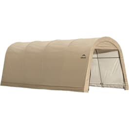 10 x 20 x 8 ft Sandstone AUTOSHELTER® Instant Garage® Roundtop® Shelter