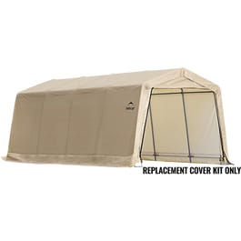 10 x 20 x 8 Replacement Cover Kit for AUTOSHELTER® Instant Garage® Shelter, Sandstone, Standard PE 7.5 oz.