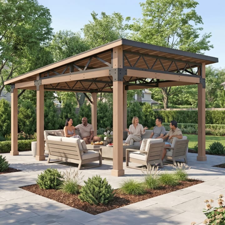 11.8 x 18 Modern Lounge Pavilion