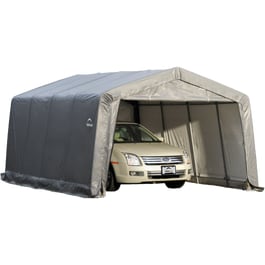 12 x 16 x 8 ft Grey Garage-in-a-Box® Shelter