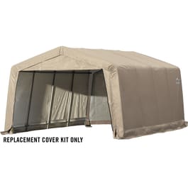 12 x 16 x 8 Replacement Cover Kit for Garage-in-a-Box® Shelter, Tan, Heavy Duty PVC 14.5 oz.