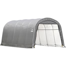 12 x 20 x 8 ft Grey Garage-in-a-Box® Roundtop® Shelter