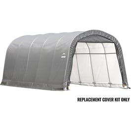 12 x 20 x 8 Replacement Cover Kit for Garage-in-a-Box RoundTop® Shelter, Grey, Heavy Duty PVC 14.5 oz.