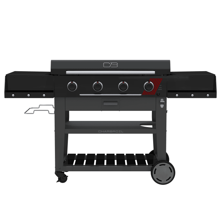 36" Performance Series™ Deluxe Propane Gas Griddle with Cart 4 Burner Flat Top Grill, Black 463285924