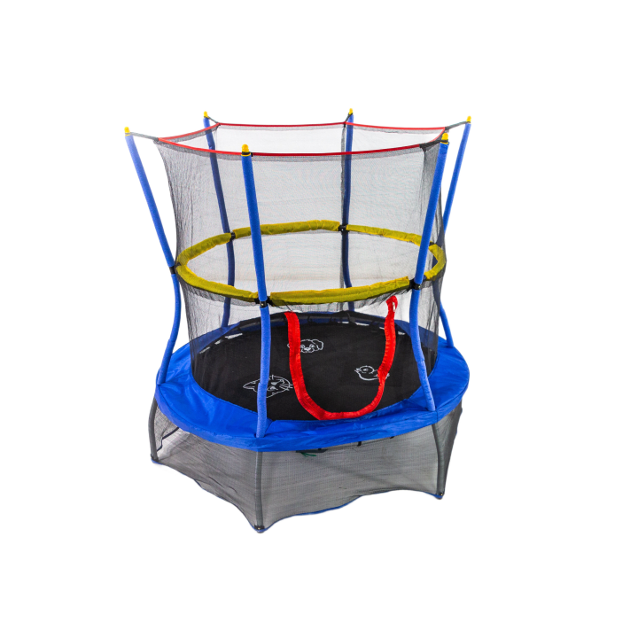 55" Round Bounce-N-Learn Interactive Mini Trampoline