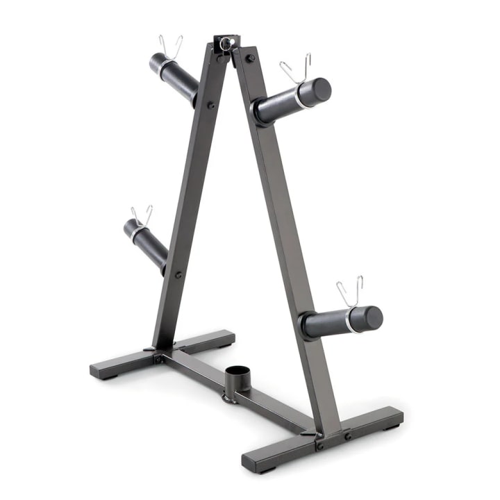 A-Frame Olympic Weight Plate Tree & Vertical Bar Holder | PT-5740