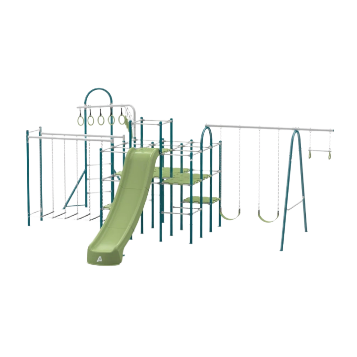 ActivPlay Base Camp Playground + Hanging Bridge, Jungle Line Modules