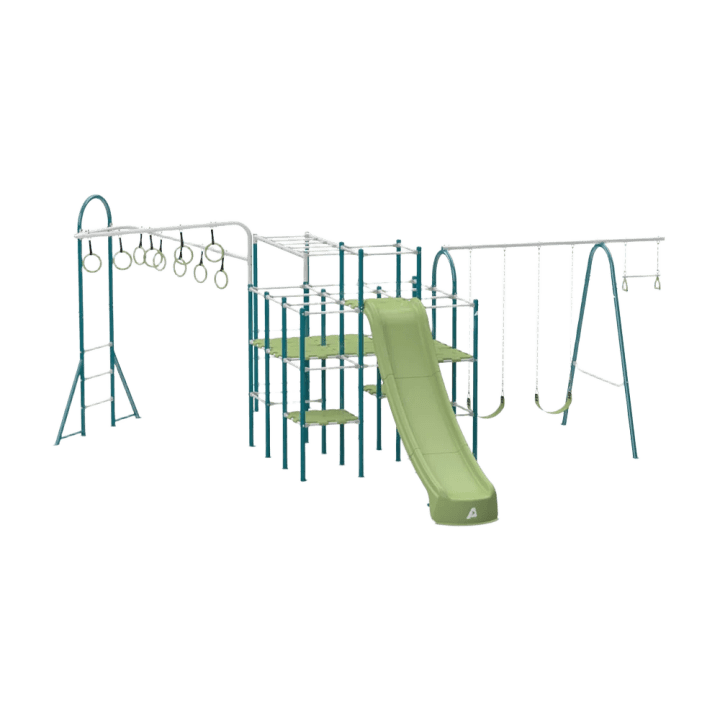 ActivPlay Base Camp Playground + Monkey Bars, Jungle Line Modules
