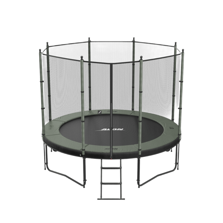 Air 10ft Round Trampoline with Standard Net and Ladder