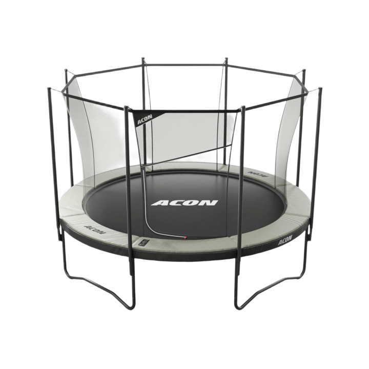 Air 12ft Round Trampoline with Safety Net and Ladder