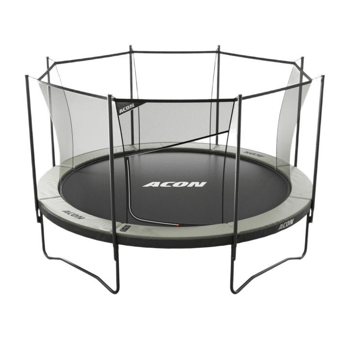 Air 14ft Round Trampoline with Safety Net and Ladder