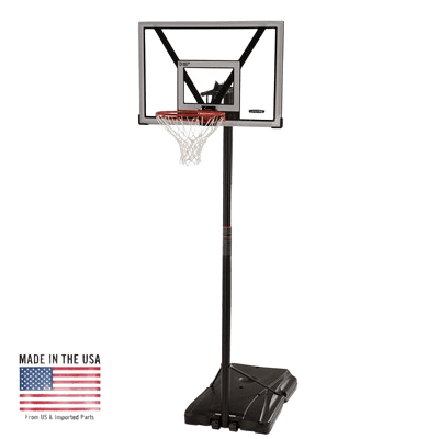 Adjustable Portable Basketball Hoop (44-Inch Polycarbonate)
