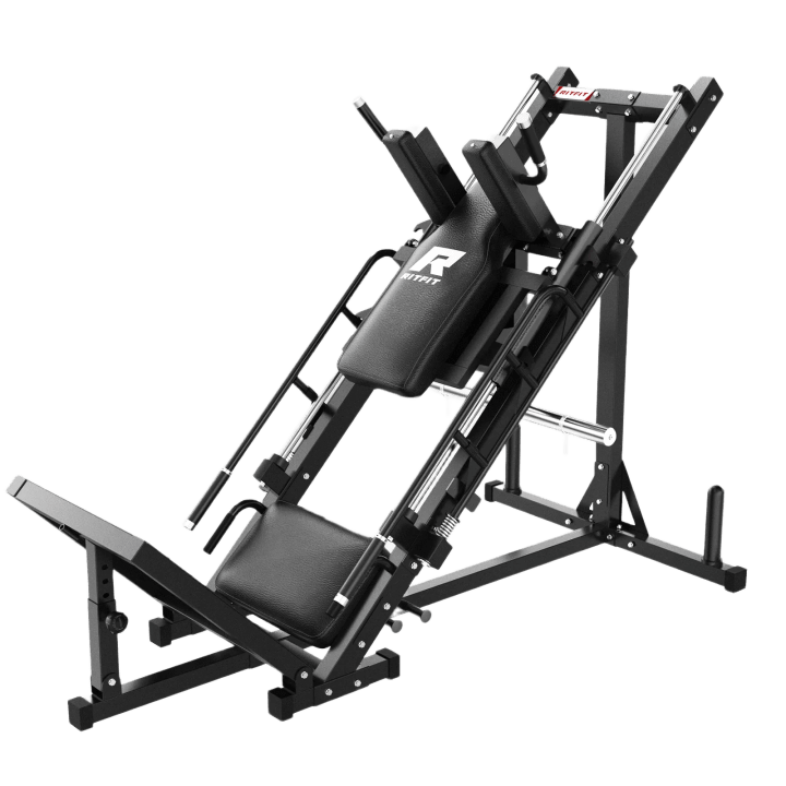 BLP01 45 Degree 3-In-1 Leg Press Hack Squat and Calf Raise Machine