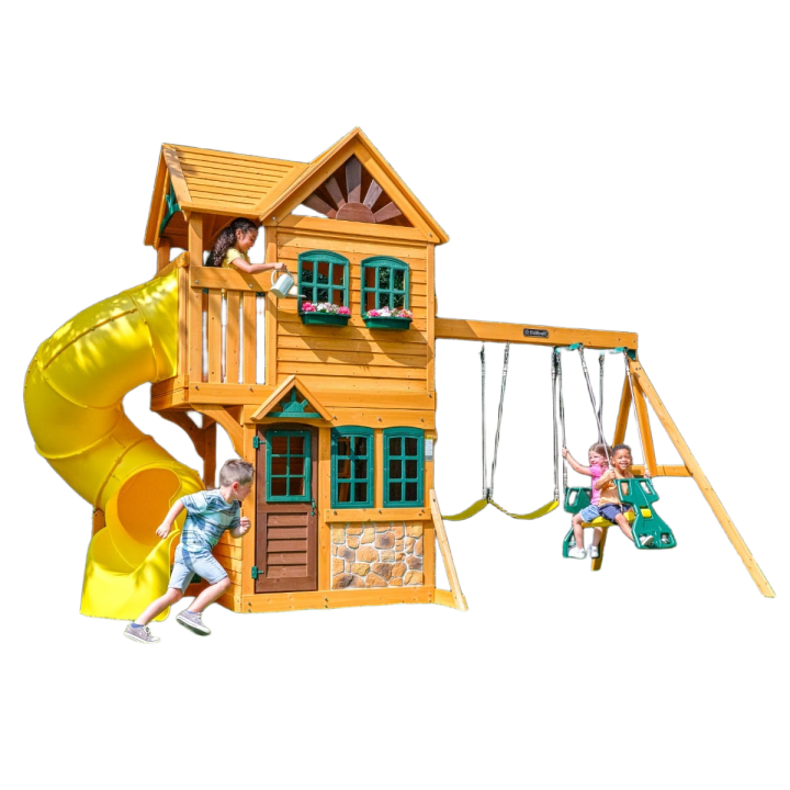 Boulder Station Swing Set