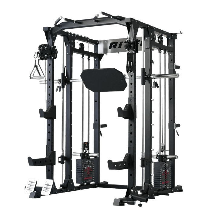 Buffalo Wild Smith Machine with Adjustable Dual Cable System