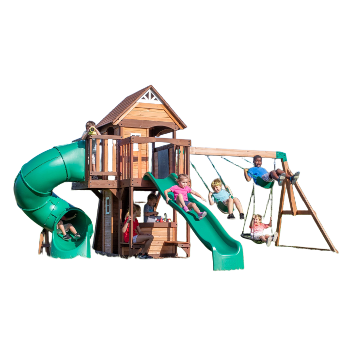 Cedar Cove Swing Set