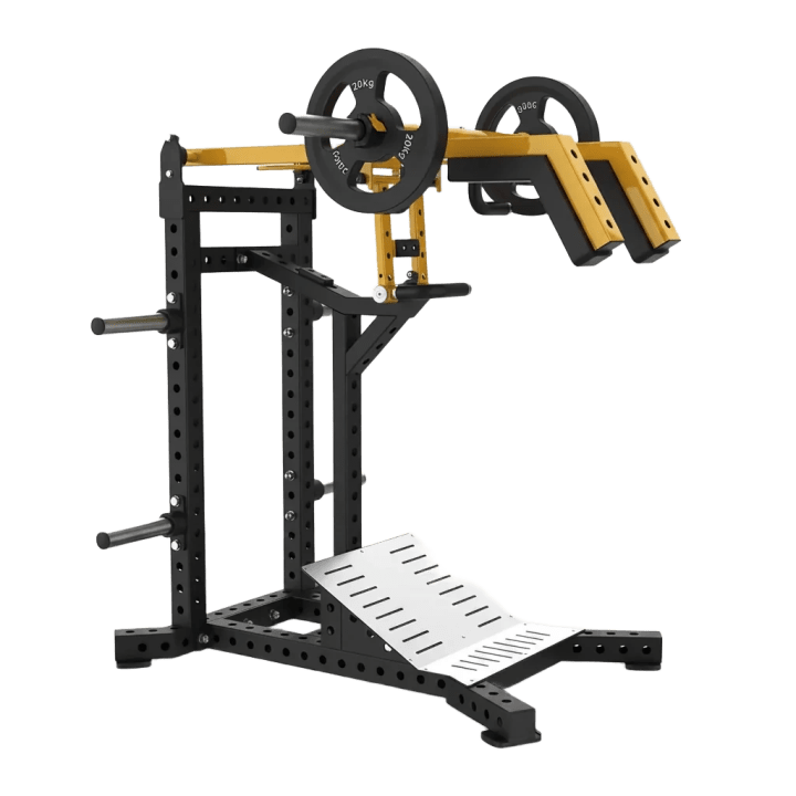 Gotham Plate Loaded Leverage Squat and Calf Raise Machine