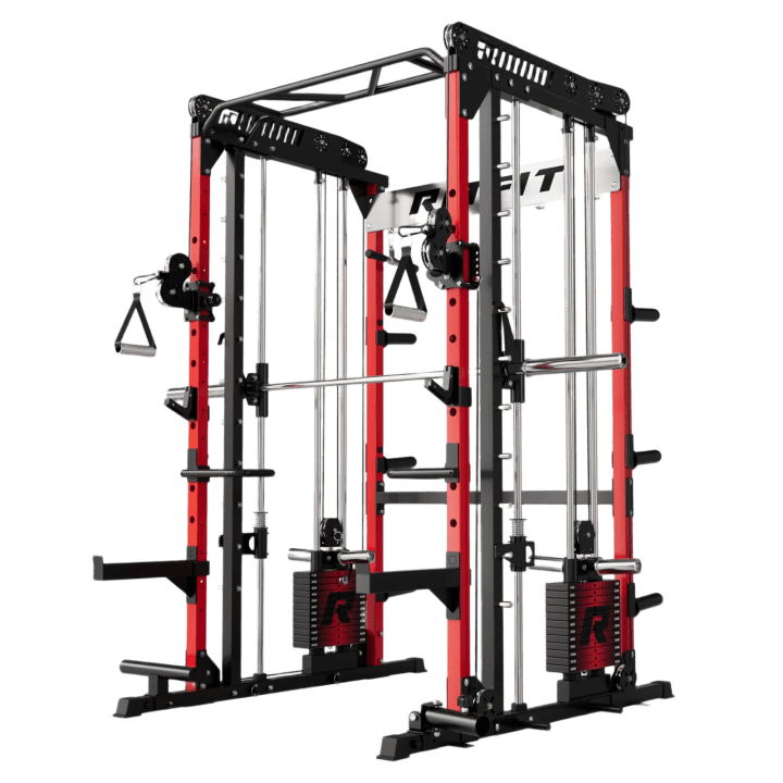 M1 PRO Multi-Functional Smith Machine with Cable Crossover System and Squat Rack