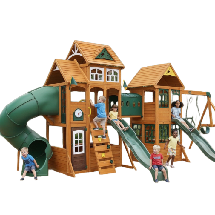 Paramount Wooden Swing Set / Playset