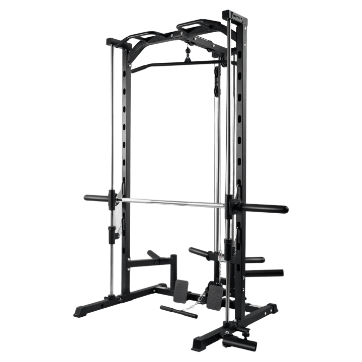 PSR05 2.0 Multifunctional Smith Machine Power Rack with LAT-Pull Down System