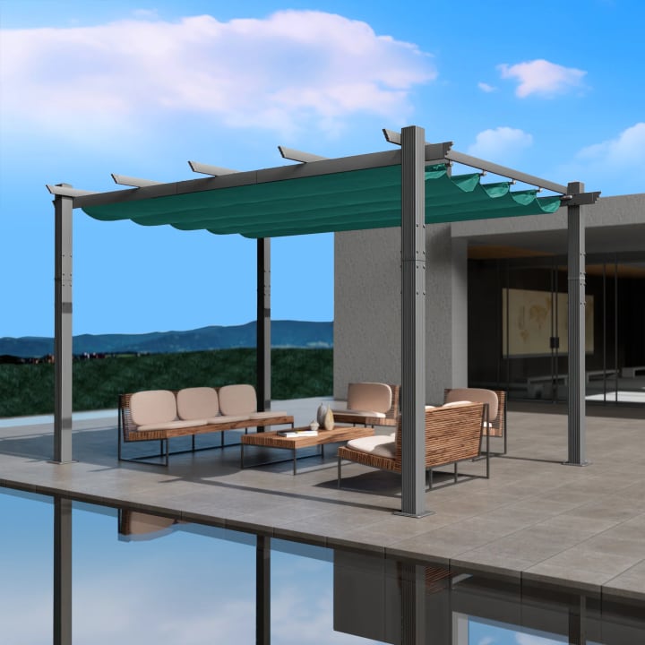 Atlantics Outdoor 10'x13' Extra Large BBQ Grill Pergola