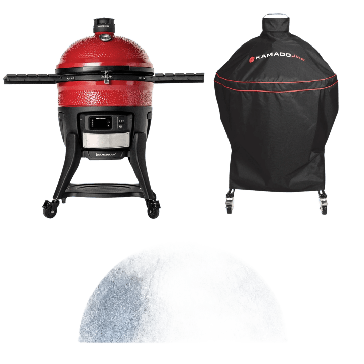 Big Joe® Konnected Joe™ Grill with Soapstone and Cover Bundle