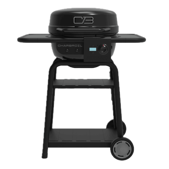 Bistro Pro™ Electric Grill + Charcoal Mode Blackout