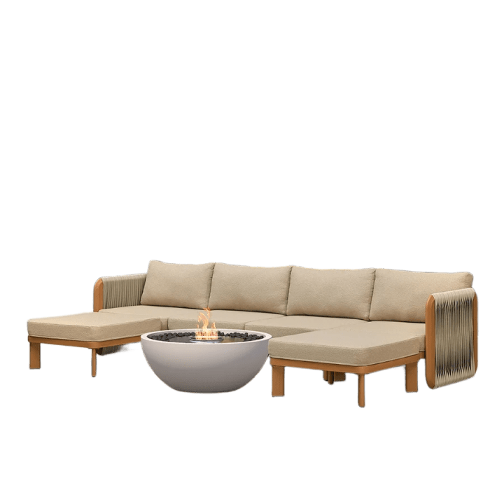 Byron U-Shaped Modular Outdoor Sectional