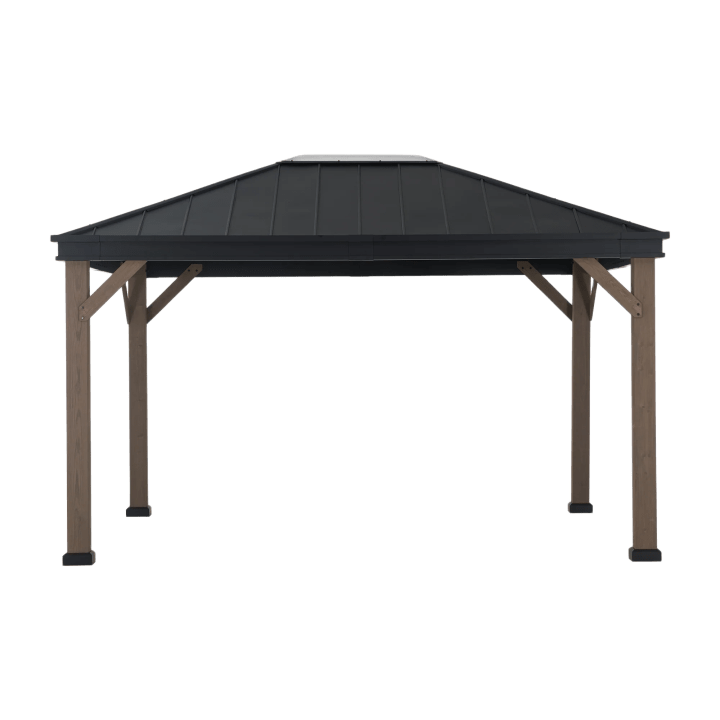 Cedarville Steel Hardtop Gazebo with Skylight, 11' x 13'