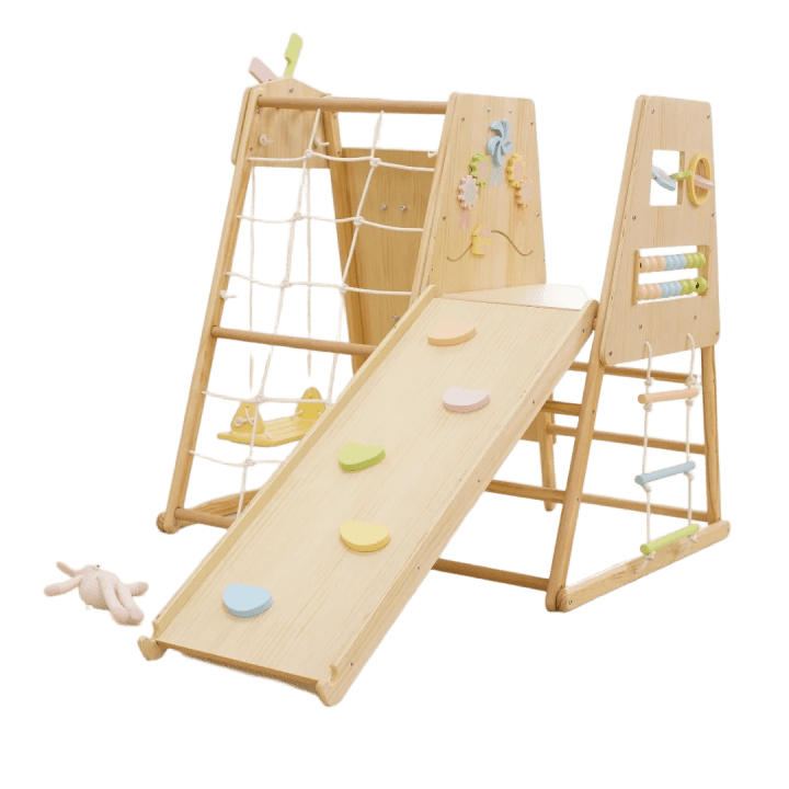 Cherry 5-in-1 Wooden Indoor Climber