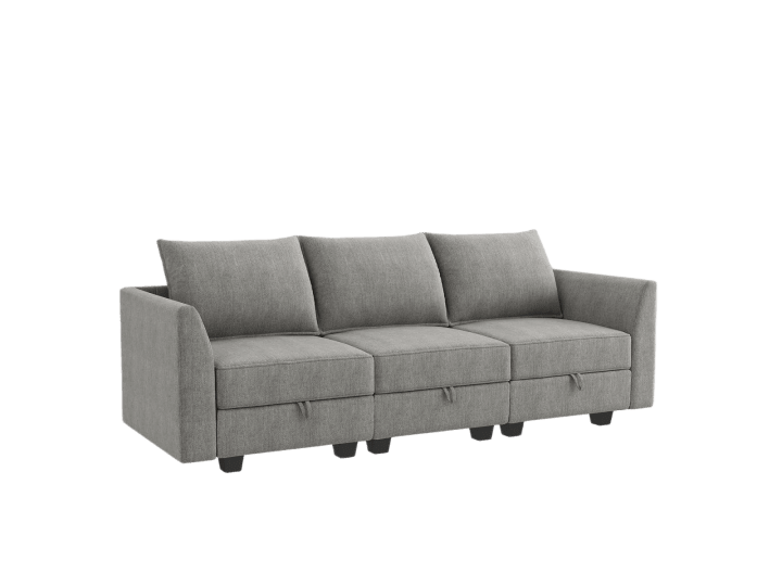 Classic 3-Piece Polyester Sofa