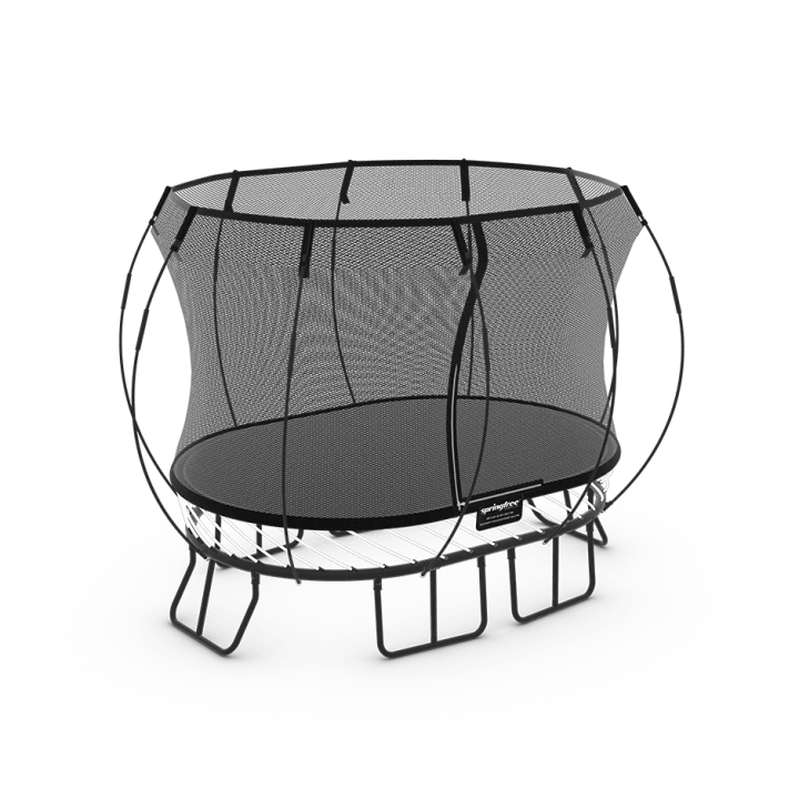 Compact Oval Trampoline
