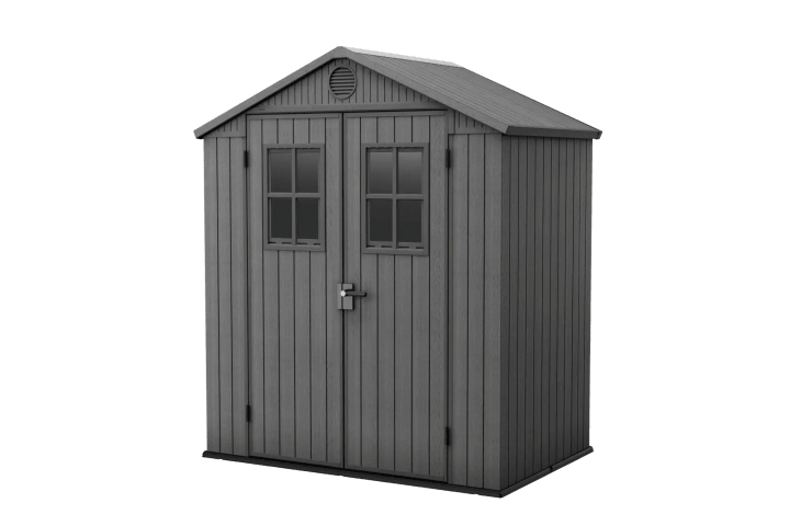 Darwin 6x4 Storage Shed with Windows - Graphite