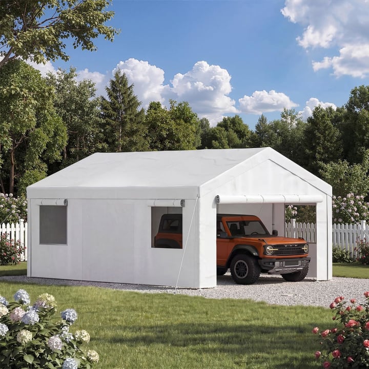 Enclosed Carport - 12' x 20'