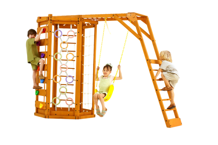 Hawthorn Large – Natural | Octagon Outdoor Jungle Gym