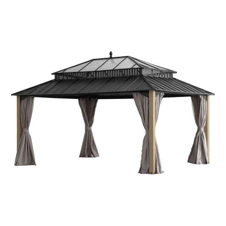 Kingston Horizon PC-Vent Cedar Gazebo, 12' x 16'