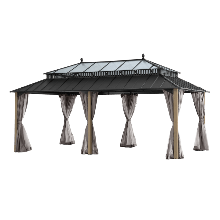 Kingston Horizon PC-Vent Cedar Gazebo, 12' x 20'