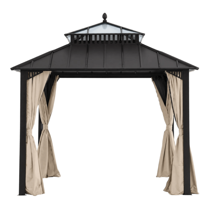Kingston Horizon PC-Vent Gazebo - Brown, 10' x 10'
