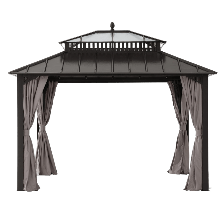 Kingston Horizon PC-Vent Gazebo - Brown, 12' x 10'