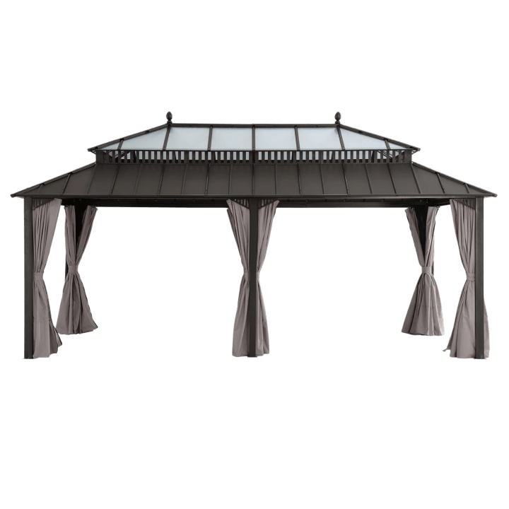 Kingston Horizon PC-Vent Gazebo - Brown, 12' x 20'
