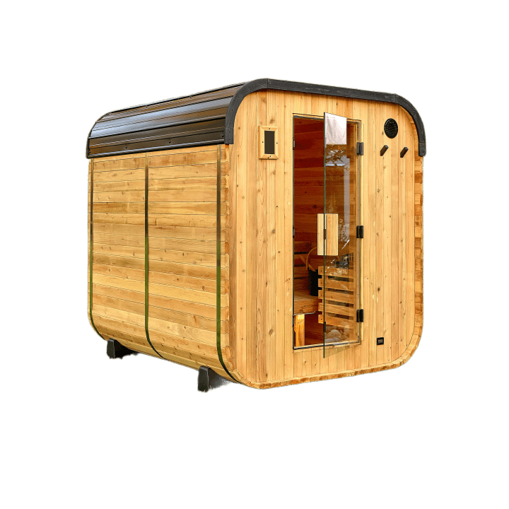 Lennon Outdoor Cube Sauna – 4-6 Person