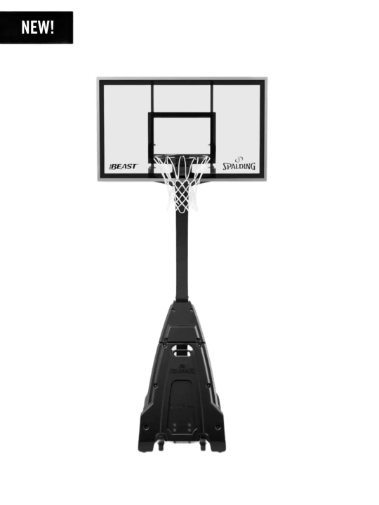 Limited Edition All-Black The Beast® 60" Glass Portable Basketball Hoop