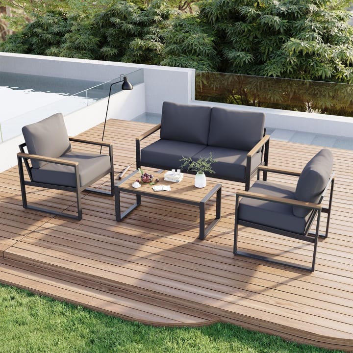 Metal Patio Furniture Set